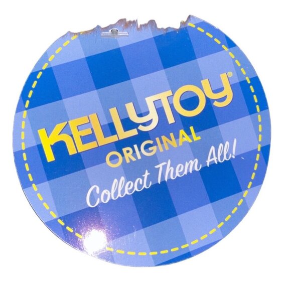 Kellujoy Original Brown & Pink Plush Teddy Bears With Checkered Bows Soft Cuddly - Picture 10 of 11